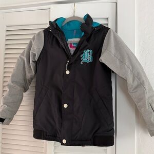 Burton Black and Gray Youth Ski Jacket.